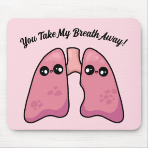 Alfombrilla De Ratón Pulmones Adorables - Biología Humana