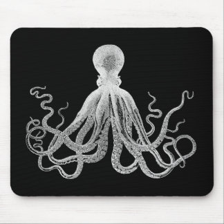 Alfombrilla De Ratón Pulpo del vintage