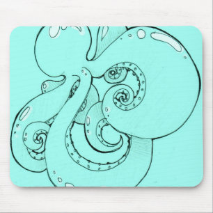 Alfombrilla De Ratón Pulpo Mousepad