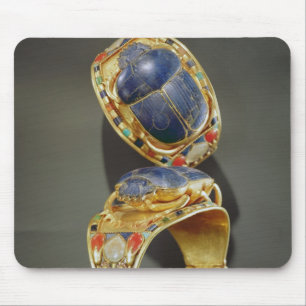 Alfombrilla De Ratón Pulsera del escarabajo, de la tumba de Tutankhamun