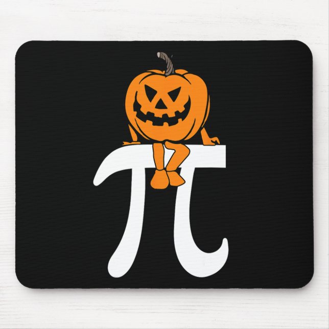 Alfombrilla De Ratón Pumpkin Pie Math Funny Halloween Acción de Gracias (Frente)