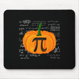 Alfombrilla De Ratón Pumpkin Pie Math Funny Halloween Acción de Gracias