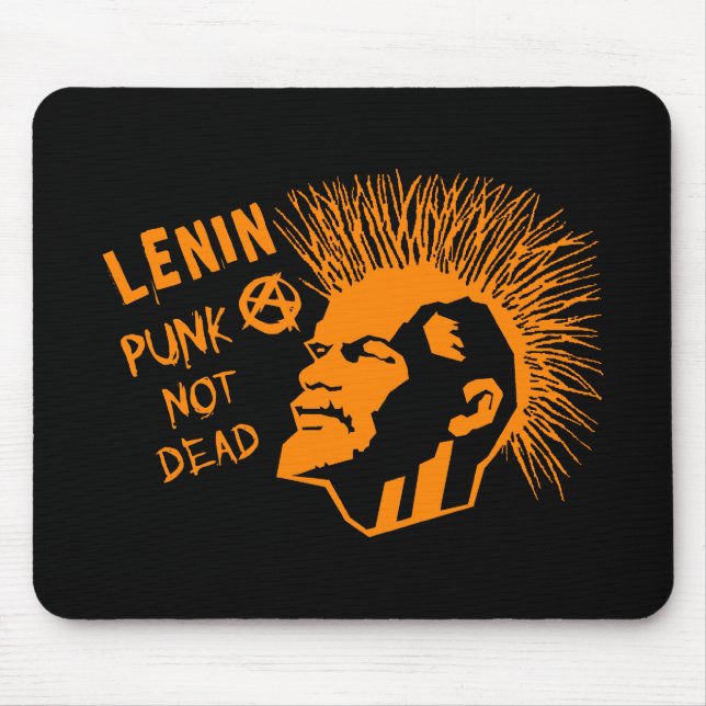Alfombrilla De Ratón Punk C no muerta de Lenin (Frente)
