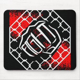 Alfombrilla De Ratón Puño de lucha en jaula de MMA #USAPatriotGraphics 