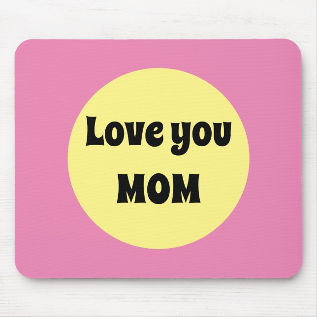 Alfombrilla De Ratón Punto grande amarillo (Frente)