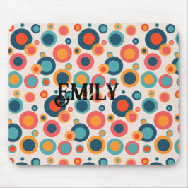 Alfombrilla De Ratón Puntos abstractos coloridos