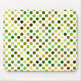 Alfombrilla De Ratón Puntos amarillo y verde