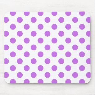 Alfombrilla De Ratón Puntos de laca y de polka blanca