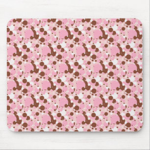 Alfombrilla De Ratón Puntos napolitanos 01-Lt-Mousepad rosado