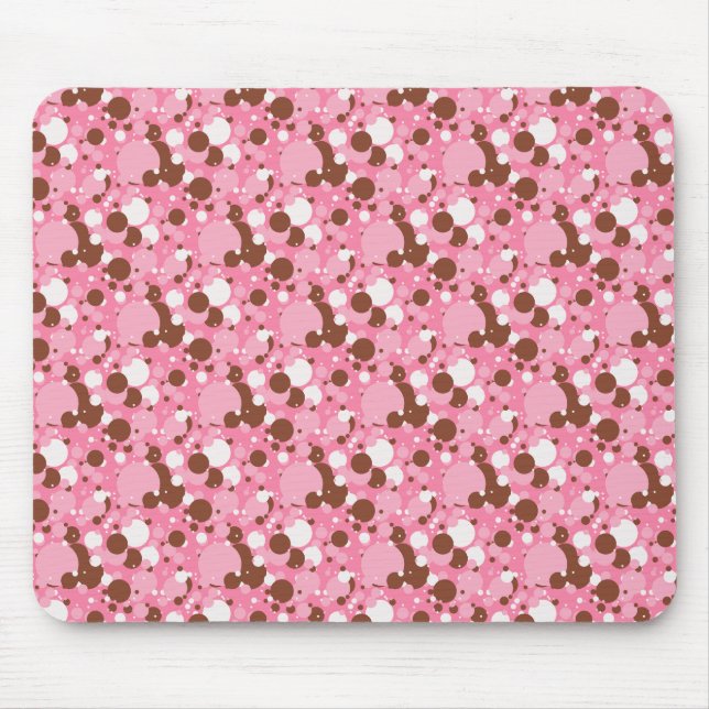 Alfombrilla De Ratón PUNTOS napolitanos 02 MOUSEPAD DE COMPUTADORA oscu (Frente)
