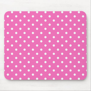Alfombrilla De Ratón puntos rosados de polka