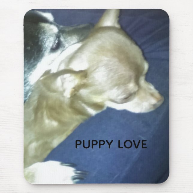 Alfombrilla De Ratón Puppy Love Mouse Pad (Frente)