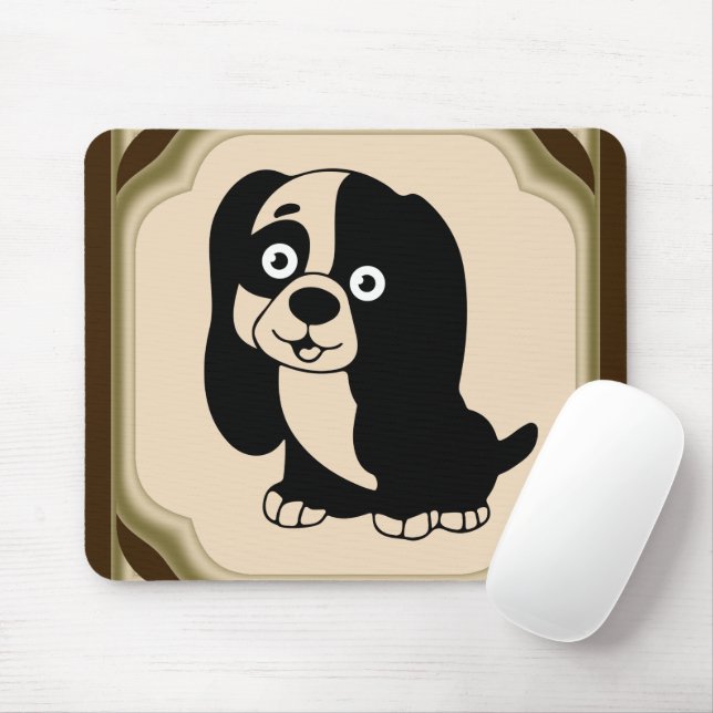 Alfombrilla De Ratón Puppy Mouse Pad (Con ratón)