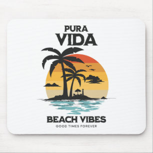 Alfombrilla De Ratón Pura Vida Surfing, Costa Rica, Surfing Pura Vida 