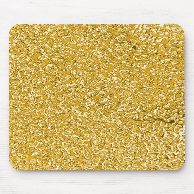 Alfombrilla De Ratón PURE GOLD Splatt Pattern + tu texto (Frente)