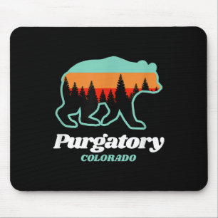 Alfombrilla De Ratón Purgatorio Colorado Esquí Snowboard Bear