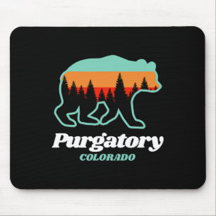 Alfombrilla De Ratón Purgatorio Colorado Esquí Snowboard Bear