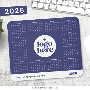 Alfombrilla De Ratón Purple 2026 Business Branded Full Year Calendar