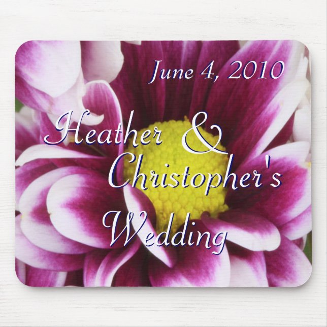 Alfombrilla De Ratón Purple Bouquet (Frente)