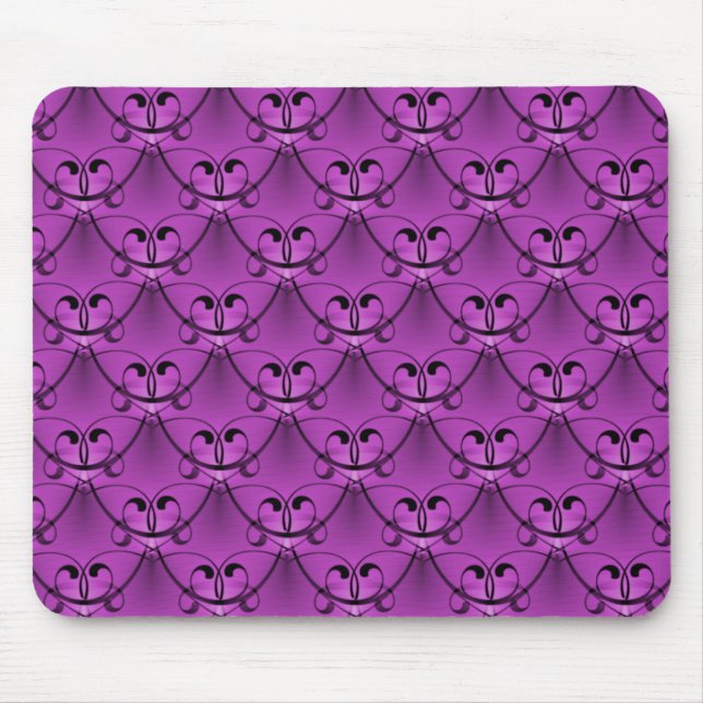 Alfombrilla De Ratón Purple Classic Glam Mousepad (Frente)