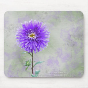 Alfombrilla De Ratón Purple Dahlia