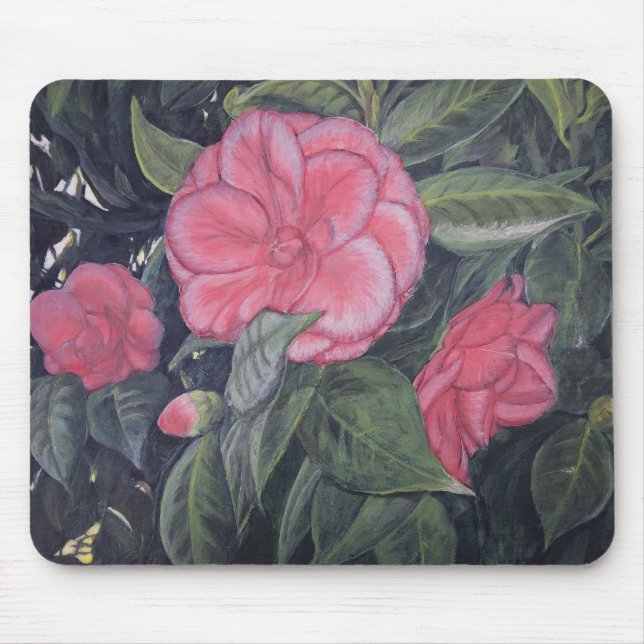 Alfombrilla De Ratón Purple Dawn Camellia Mousepad (Frente)