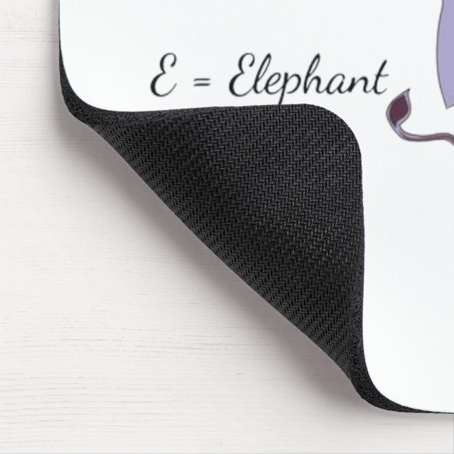 Alfombrilla De Ratón Purple Elephant Mouse Pad - Cute E-Elephant Desk M (Esquina)