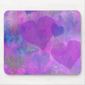 Alfombrilla De Ratón PURPLE HEARDING DISEÑO MOUSE PAD lindo abstracto