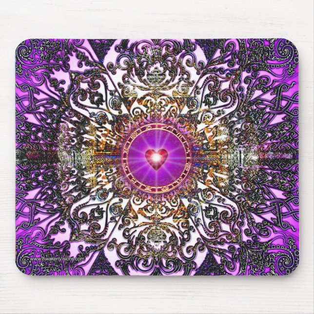 Alfombrilla De Ratón Purple Heart (Frente)