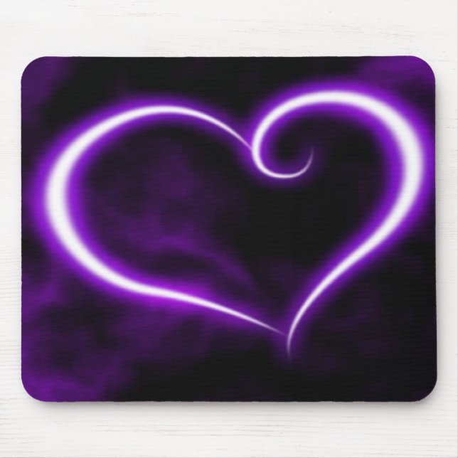 Alfombrilla De Ratón Purple Heart Mousepad (Frente)