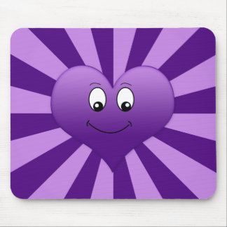 Alfombrilla De Ratón Purple Heart torpe Mousepad