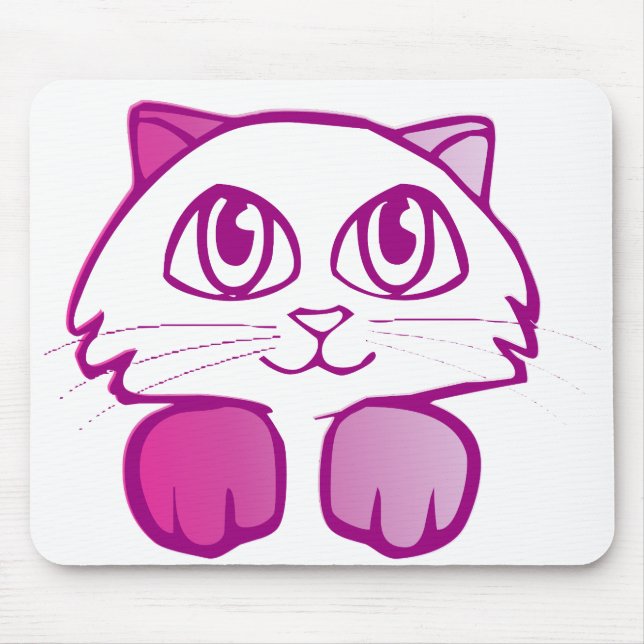 Alfombrilla De Ratón Purple Kitty (Frente)