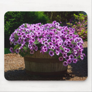 Alfombrilla De Ratón Purple Petunias Mousepad