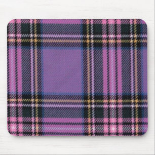 Alfombrilla De Ratón Purple Plaid