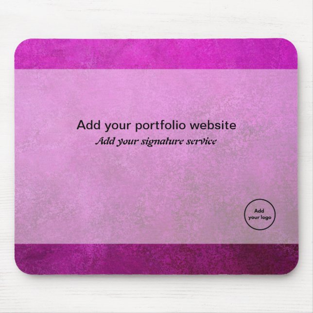 Alfombrilla De Ratón Purple promotional digital nomads freelance logo (Frente)