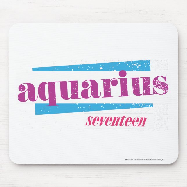 Alfombrilla De Ratón Púrpura del acuario (Frente)