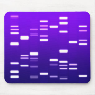 Alfombrilla De Ratón Púrpura del código genético de la DNA