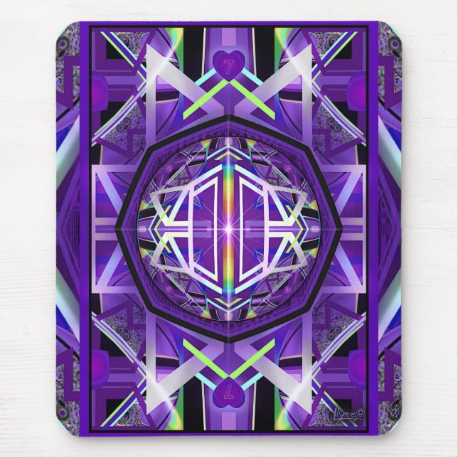 Alfombrilla De Ratón Púrpura W3 (Frente)