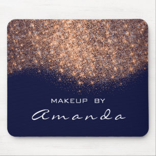Alfombrilla De Ratón Purpurina Beauty Studio maquillaje Copper Blue Nav