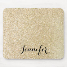 Purpurina de Faux dorado Personalizado guión Nombr