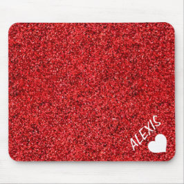 ALFOMBRILLA DE RATÓN PURPURINA DE NIÑAS PERSONALIZADAS CON NOMBRE