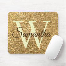 Purpurina Gold Frost Monogrammed