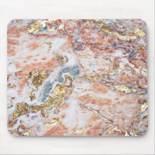 Alfombrilla De Ratón Purpurina Guay Marble Gold