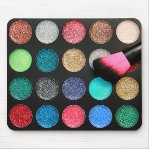 Alfombrilla De Ratón Purpurina Makeup Mousepad