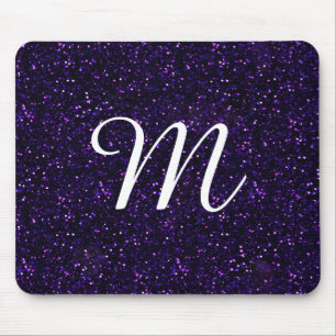 Alfombrilla De Ratón Purpurina púrpura Amethyst oscuro