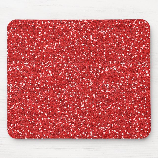 Alfombrilla De Ratón Purpurina rojo (Frente)
