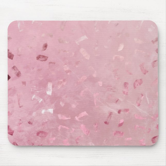 Alfombrilla De Ratón Purpurina Rosa Gold (Frente)
