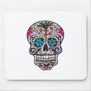 Alfombrilla De Ratón purpurina Sugar Skull