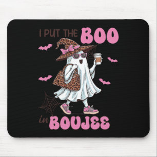 Alfombrilla De Ratón Puse El Boo En Boujee Halloween Ladrón De Dama Cut