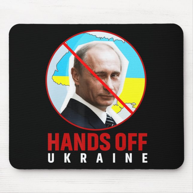 Alfombrilla De Ratón Putin saca a Ucrania (Frente)